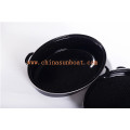 Sunboat Big Heavy Enamel Roaster Black Color Daily Use Kitchenware/ Kitchen Appliance